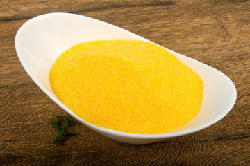 Raw polenta