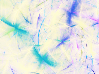 blue abstract fractal background 3d rendering illustration