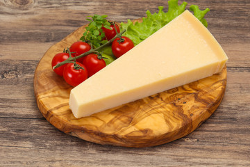 Italian traditional parmesan cheese triangle