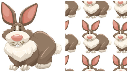 Seamless design pattern isolated on white