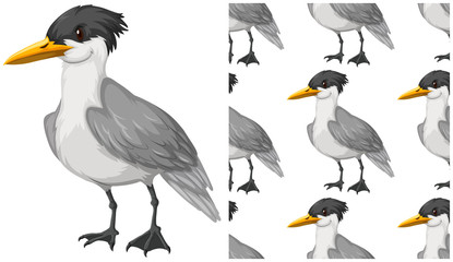 Seamless design pattern isolated on white