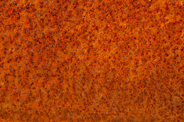 rusty iron close up