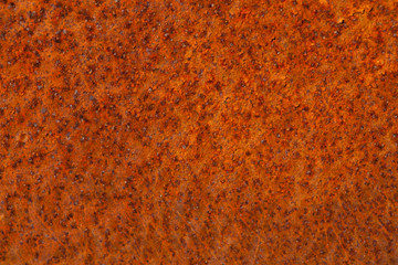 rusty iron close up