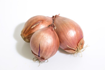 Onions isolated in a white background