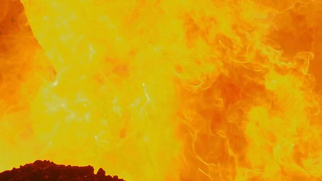 Liquid metal in the factory, foundry, smelting iron and processing. Blast Furnace Steel Production Steel Works.