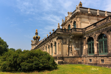 Fototapeta premium Außenfassade des Zwinger in Dresden
