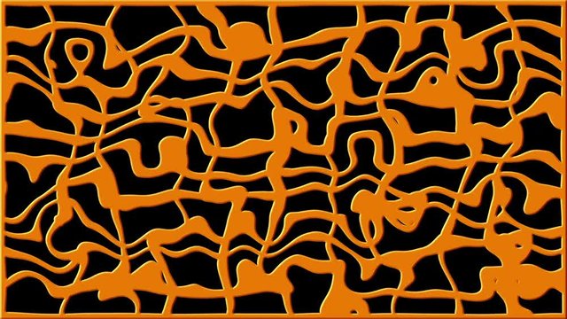 Turbulance grid, modern abstraction with deformation of space, 3d rendering abstract background, computer generated backdrop