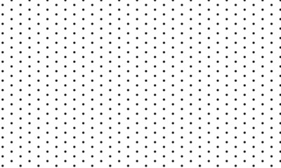 Grey seamless polka dot pattern. Vector illustration - obrazy, fototapety, plakaty