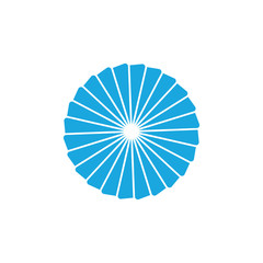 circle turbine sun lines art swirl logo vector © Adnanjaya