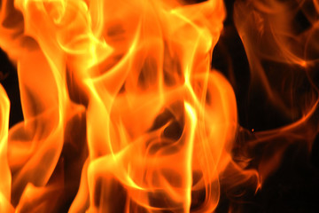 Blurred blaze fire flame background