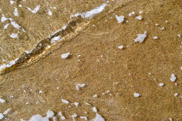 Water and sand