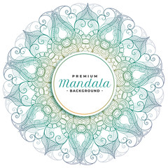 mandala floral art decorative background