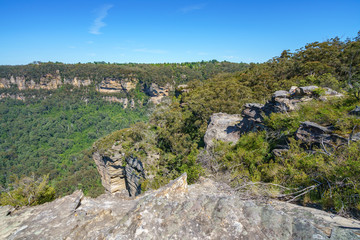 hiking to olympian rock lookout, blue mountains, australia 3