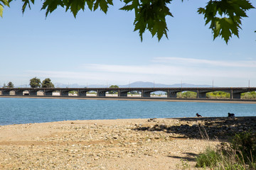 Bridge over Aliakmonas River in Greece