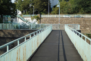 Brücke am Kahlenbergwehr in Mülheim an der Ruhr