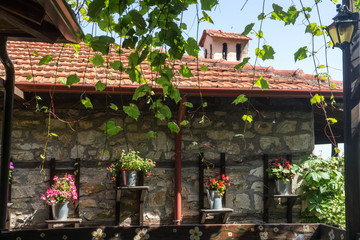 Palaios Panteleimonas, traditional greek village near the town of Platamonas, Olypus Riviera in Greece