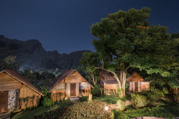 evening in the mountains of the province of Surat Thani