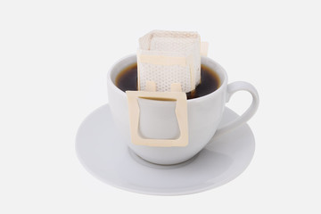 Coffee Drip isolated on white background