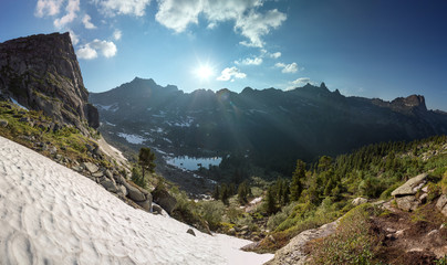 Evening on the lake of Artists