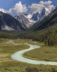 at the headspring of the mountain river