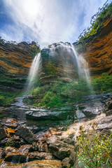 beautiful waterfalls, wentworth falls, blue mountains, australia 26