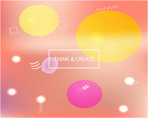 Modern concept in color pattern.
