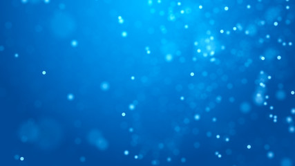 Abstract background of dust particles. Illustration of the cosmos. 3d rendering.