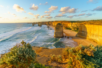 twelve apostles at sunset,great ocean road at port campbell, australia 71