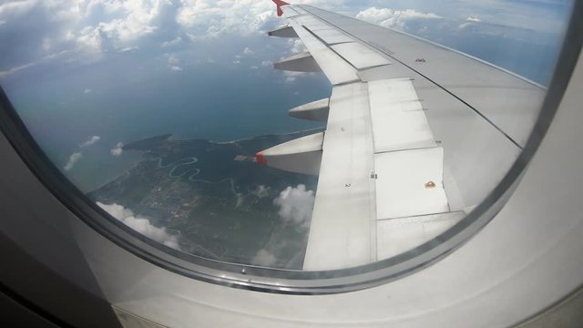 Window view from the plane