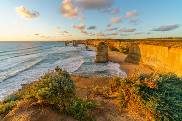 twelve apostles at sunset,great ocean road at port campbell, australia 95