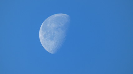 Moon during the day