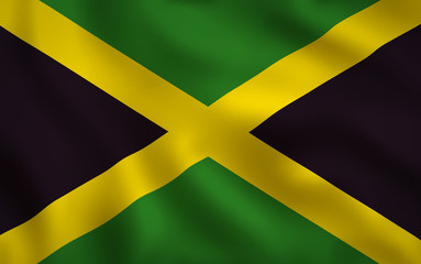 Jamaican Flag Image Full Frame