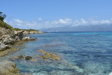 Plage du Lotu (Loto beach), Desert des Agriates. Corsica island, France