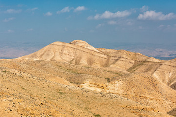 Fototapeta na wymiar The mountains of the Judean Desert