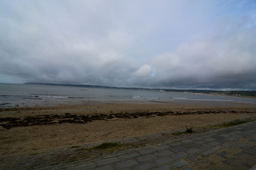 Spiaggia in cornovaglia vicino al Mont Saint Michael