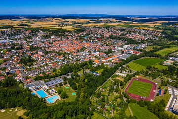 Alsfeld in Hessen aus der Luft