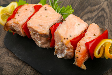 Salmon Skewer