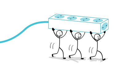 コンセントハブをもつ人たち