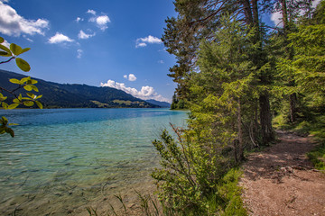 Fototapeta premium lake weissensee in austria