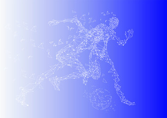 Fototapeta premium football or soccer sport background