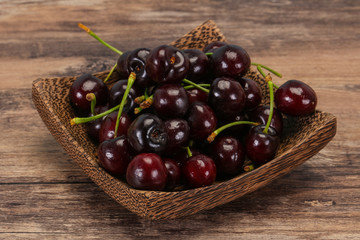 Ripe sweet tasty cherry  berry