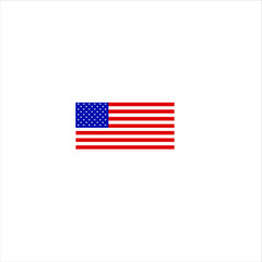 American flag logo icon