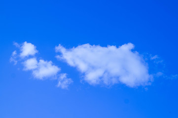 blue sky with clouds