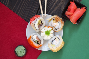 Sushi, Wasabi and Ginger