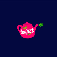 tea pot logo icon