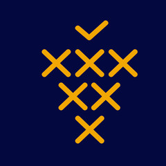 Obraz premium grape logo icon