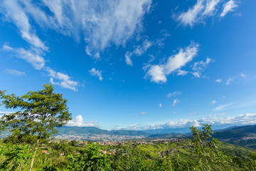 San Cristobal City in Tachira, Venezuela in a wide angle shot
