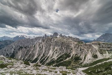 vista panoramica delle dolomiti 