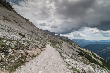 vista panoramica delle dolomiti 