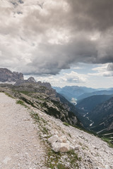 vista panoramica delle dolomiti 